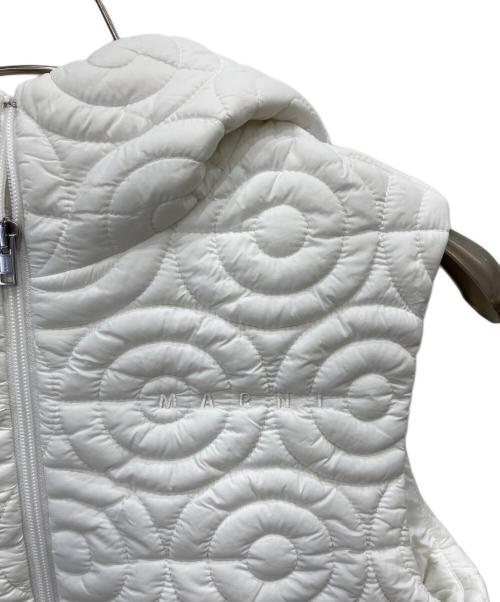MARNI（マルニ）MARNI (マルニ) Quilting Vest/キルティングベスト ホワイト サイズ:kids12の古着・服飾アイテム