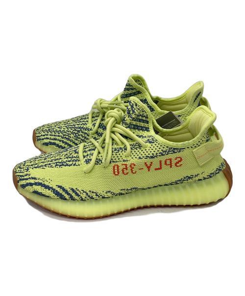 adidas（アディダス）adidas (アディダス) YEEZY BOOST Semi Frozen Yellow サイズ:27 未使用品の古着・服飾アイテム
