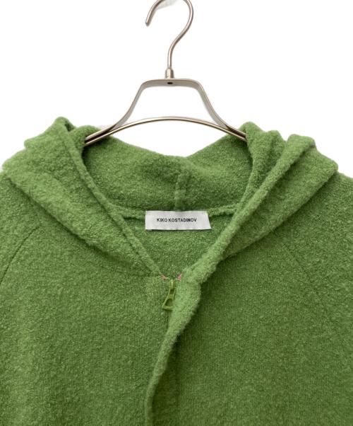 KIKO KOSTADINOV（キコ・コスタディノフ）KIKO KOSTADINOV (キコ・コスタディノフ) KETRA HOODIE 00142023 グリーン サイズ:46の古着・服飾アイテム