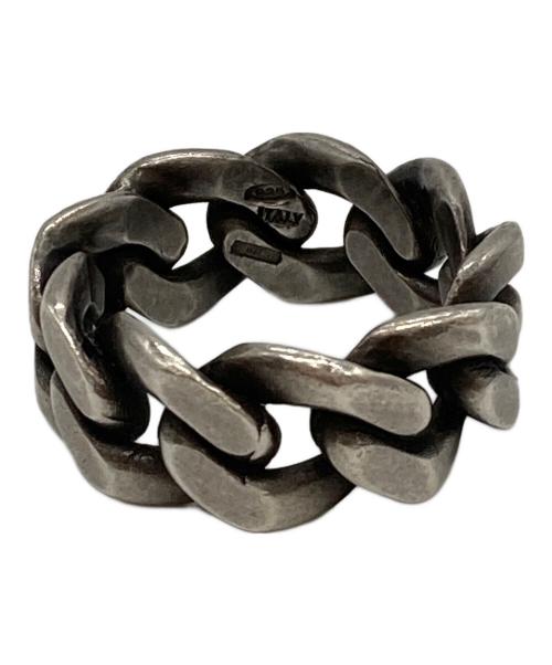 Maison Margiela（メゾンマルジェラ）Maison Margiela (メゾンマルジェラ) Chain Ring SI8UQ0004 SV0130 シルバー サイズ:19号の古着・服飾アイテム