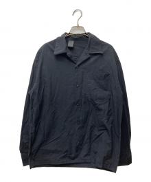 N.HOOLYWOOD（エヌ ハリウッド）の古着「SPRING OPEN COLLAR SHIRT」｜ブラック