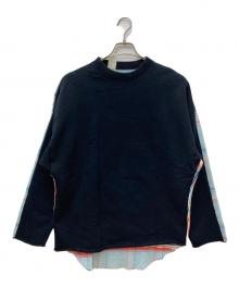 N.HOOLYWOOD（エヌ ハリウッド）の古着「ネルドッキングスウェット　191-CS04-019」｜ブラック