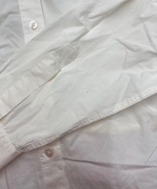 MM6 Maison Margiela（エムエムシックスメゾンマルジェラ）MM6 Maison Margiela (エムエムシックスメゾンマルジェラ) ベルト付き長袖シャツ　S32DL0223 ホワイト サイズ:38の古着・服飾アイテム