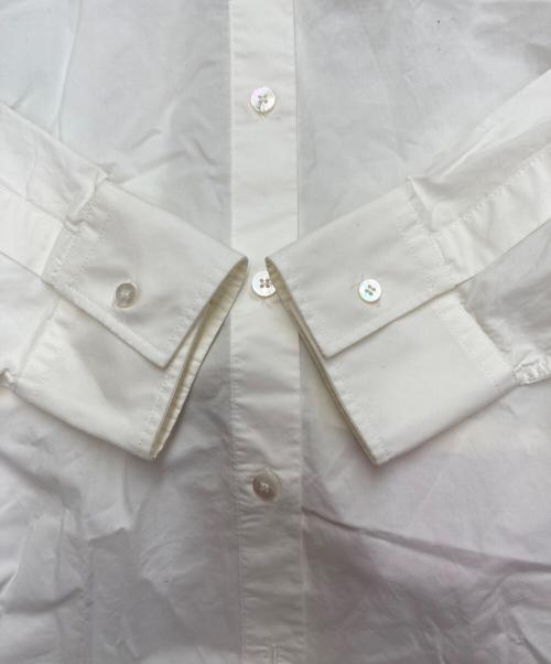 MM6 Maison Margiela（エムエムシックスメゾンマルジェラ）MM6 Maison Margiela (エムエムシックスメゾンマルジェラ) ベルト付き長袖シャツ　S32DL0223 ホワイト サイズ:38の古着・服飾アイテム