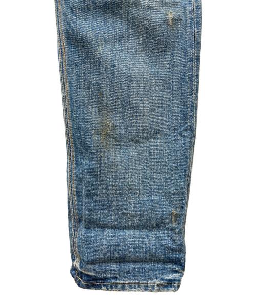 Denham（デンハム）Denham (デンハム) ダメージ加工パッチワークデニムパンツ スカイブルー サイズ:73.5cm (W29)の古着・服飾アイテム