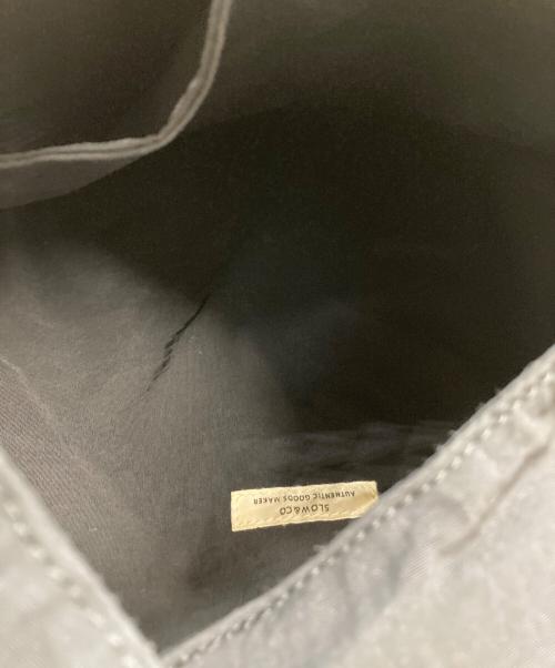 SLOW（スロウ）SLOW (スロウ) Span nylon2WAYショルダーバッグ ブラックの古着・服飾アイテム