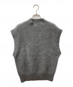 UNITED ARROWSユナイテッドアローズ）の古着「フォックス カシミヤ ハイネックニットベスト」｜グレー