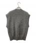 UNITED ARROWS (ユナイテッドアローズ) フォックス カシミヤ ハイネックニットベスト グレー サイズ:サイズ表記なし：7000円
