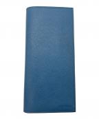 PRADAプラダ）の古着「サフィアーノ 二つ折り長財布 2M0836」｜コバルトブルー