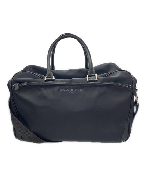 BURBERRY GOLF（バーバリーゴルフ）BURBERRY GOLF (バーバリーゴルフ) ボストンバッグ ブラックの古着・服飾アイテム