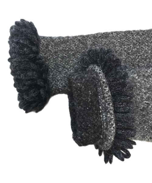 Christian Dior（クリスチャン ディオール）Christian Dior (クリスチャン ディオール) 装飾ウールジャケット グレー サイズ:Mの古着・服飾アイテム