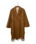 semi-couture（セミクチュール）の古着「Monique camel fringed coat」｜ブラウン