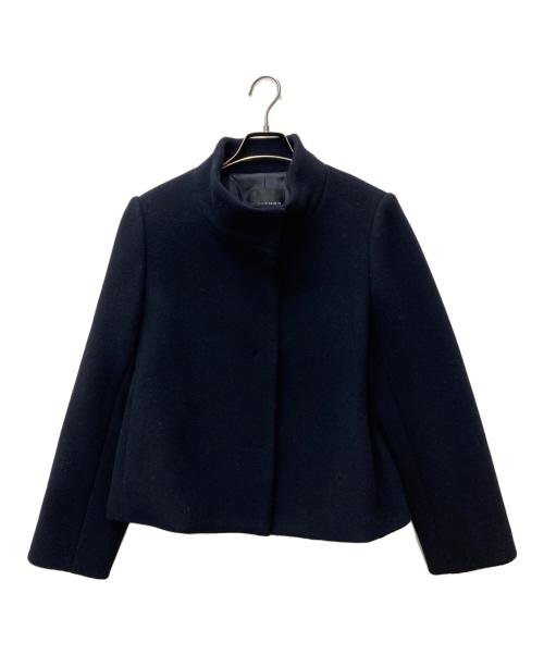 M-PREMIER（エムプルミエ）M-PREMIER (エムプルミエ) ラムメルトンスタンドカラーショートコート　A238-008 ネイビー サイズ:38の古着・服飾アイテム