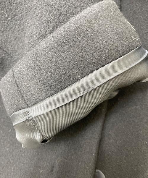 M-PREMIER（エムプルミエ）M-PREMIER (エムプルミエ) ラムメルトンスタンドカラーショートコート　A238-008 ネイビー サイズ:38の古着・服飾アイテム