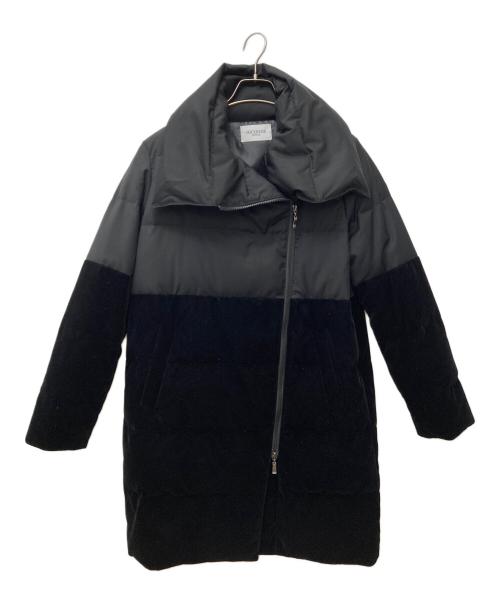 JOCONDE ROYAL（ジョコンダ ロイヤル）JOCONDE ROYAL (ジョコンダ ロイヤル) 異素材ダウンコート　078014-18 ブラック サイズ:40の古着・服飾アイテム