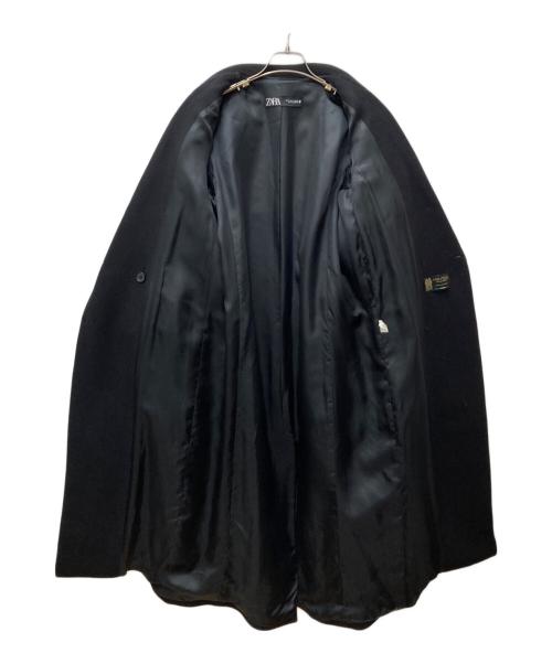 ZARA（ザラ）ZARA (ザラ) チェスターコート ブラック サイズ:Sの古着・服飾アイテム