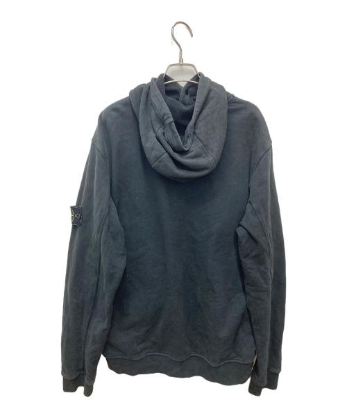 STONE ISLAND（ストーンアイランド）STONE ISLAND (ストーンアイランド) アームロゴプルオーバーパーカー ブラック サイズ:XLの古着・服飾アイテム