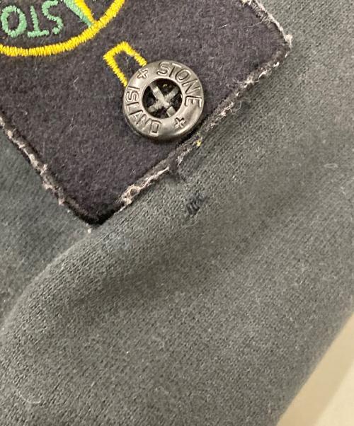 STONE ISLAND（ストーンアイランド）STONE ISLAND (ストーンアイランド) アームロゴプルオーバーパーカー ブラック サイズ:XLの古着・服飾アイテム