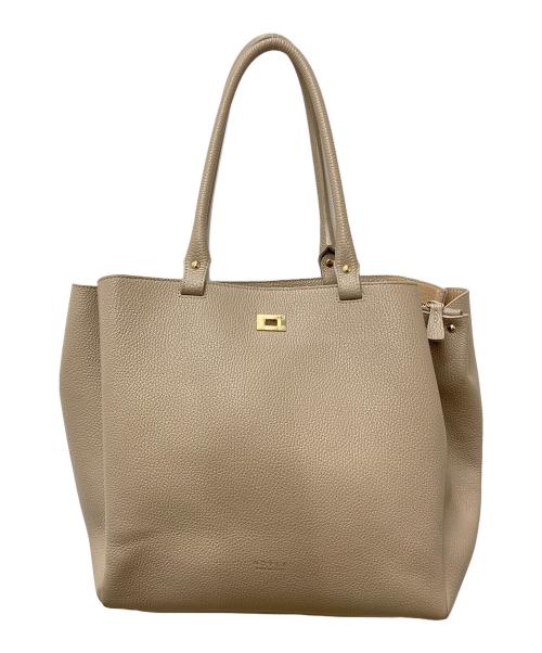 NOVIA（ノビア）NOVIA (ノビア) トートバッグ ベージュの古着・服飾アイテム