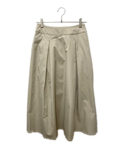 SOEJU（ソージュ）SOEJU (ソージュ) リモンタタックスカート ベージュ サイズ:Mの古着・服飾アイテム