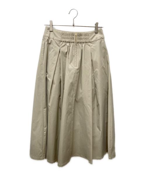 SOEJU（ソージュ）SOEJU (ソージュ) リモンタタックスカート ベージュ サイズ:Mの古着・服飾アイテム