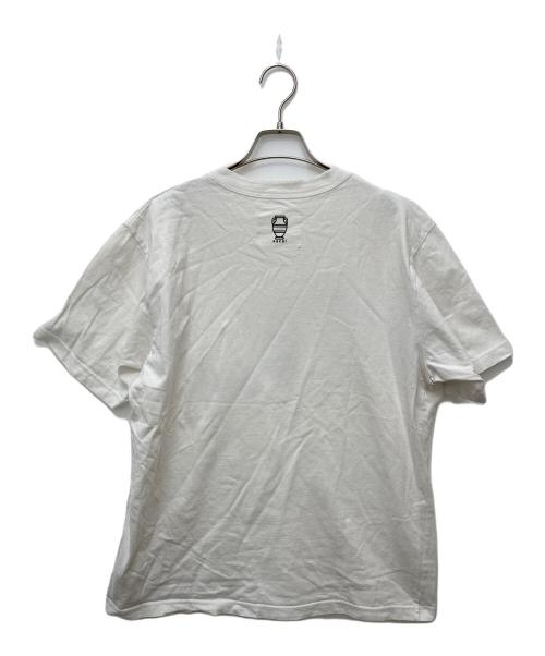 sacai（サカイ）sacai (サカイ) Melting Pot T-shirts　19-0002S ホワイト サイズ:4の古着・服飾アイテム