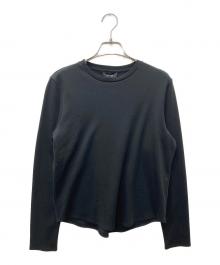 theory（セオリー）の古着「Clinton Knit 2 Shirt Tail Tee」｜ブラック