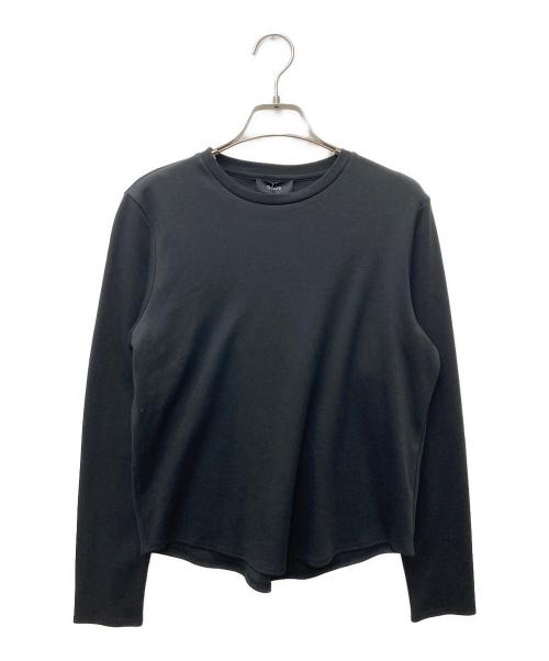 theory（セオリー）theory (セオリー) Clinton Knit 2 Shirt Tail Tee ブラック サイズ:P 未使用品の古着・服飾アイテム