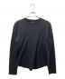 theory（セオリー）の古着「Clinton Knit 2 Shirt Tail Tee」｜ブラック