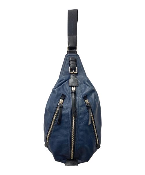 COACH（コーチ）COACH (コーチ) トンプソン ボディバッグ 70360 ブルーの古着・服飾アイテム