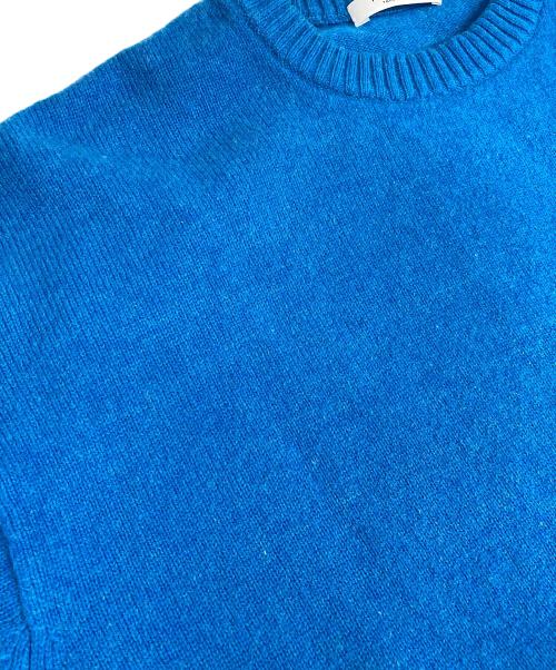 MACPHEE（マカフィー）MACPHEE (マカフィー) ラムカシミヤハイゲージクルーネックプルオーバー スカイブルー サイズ:Sの古着・服飾アイテム