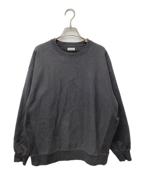 STEVEN ALAN（スティーブンアラン）STEVEN ALAN (スティーブンアラン) ウラケ セットイン クルーネック スウェット ダークグレー サイズ:Mの古着・服飾アイテム