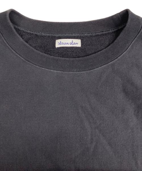 STEVEN ALAN（スティーブンアラン）STEVEN ALAN (スティーブンアラン) ウラケ セットイン クルーネック スウェット ダークグレー サイズ:Mの古着・服飾アイテム