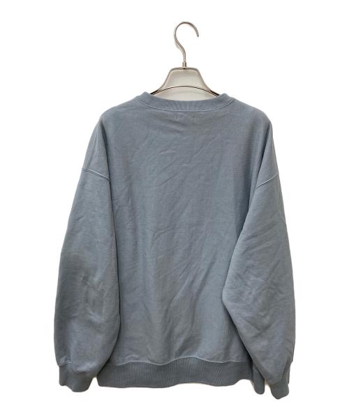 STEVEN ALAN（スティーブンアラン）STEVEN ALAN (スティーブンアラン) ウラケ セットイン クルーネック スウェット ブルー サイズ:Mの古着・服飾アイテム