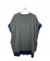 ENFOLD (エンフォルド) KNIT LAYERED PULLOVER 300IS270-2501 グレー サイズ:38 未使用品：15000円