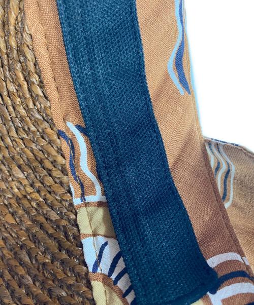 HELEN KAMINSKI（ヘレンカミンスキー）HELEN KAMINSKI (ヘレンカミンスキー) Babbarraラフィアサンバイザー ベージュの古着・服飾アイテム