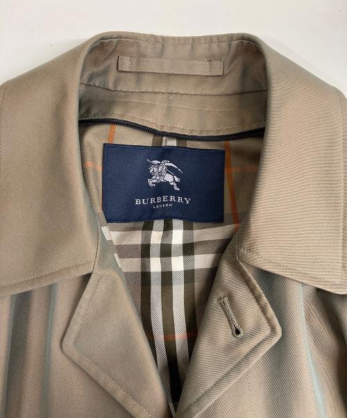 BURBERRY LONDON（バーバリーロンドン）BURBERRY LONDON (バーバリーロンドン) ステンカラーコート 玉虫色 サイズ:サイズ表記なしの古着・服飾アイテム