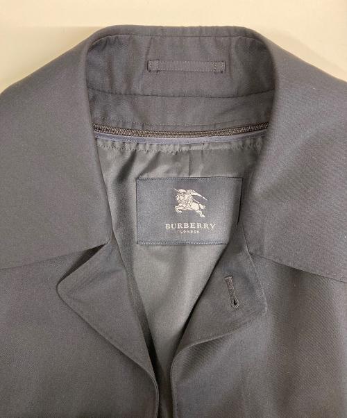 BURBERRY LONDON（バーバリーロンドン）BURBERRY LONDON (バーバリーロンドン) ライナー付ステンカラーコート ネイビー サイズ:サイズ表記なしの古着・服飾アイテム