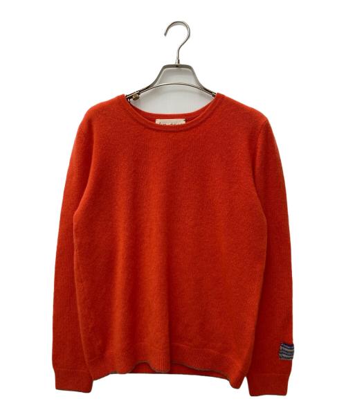 白田のカシミヤ（シラタノカシミヤ）白田のカシミヤ (シラタノカシミヤ) カシミヤニット オレンジ サイズ:36の古着・服飾アイテム