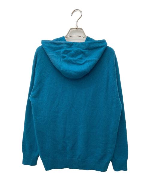 MaxMara（マックスマーラ）MaxMara (マックスマーラ) ロゴ刺繍ニットパーカー　13660213 グリーン サイズ:Sの古着・服飾アイテム