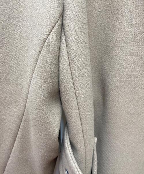 BEAUTY&YOUTH（ビューティーアンドユース）BEAUTY&YOUTH (ビューティーアンドユース) メルトンスタンドカラーベルトコート ベージュ サイズ:Sの古着・服飾アイテム