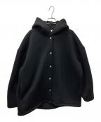 BARNYARDSTORMバンヤードストーム）の古着「ダンボールフーディブルゾン」｜ブラック
