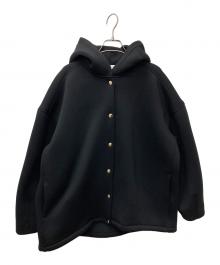 BARNYARDSTORM（バンヤードストーム）の古着「ダンボールフーディブルゾン」｜ブラック