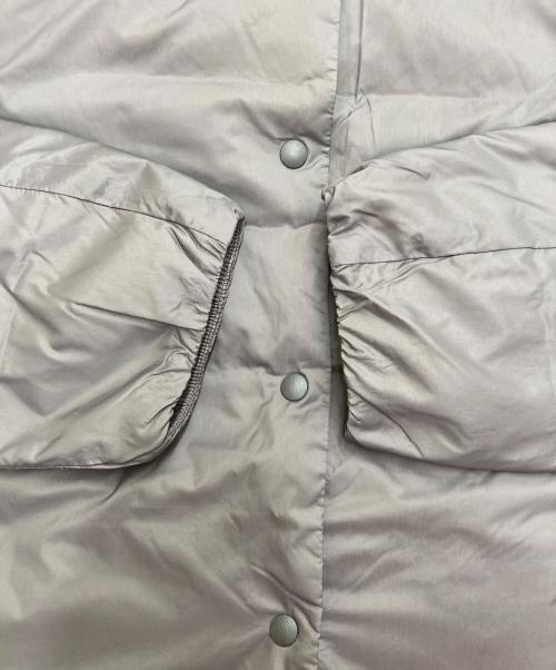無印良品（ムジルシリョウヒン）無印良品 (ムジルシリョウヒン) 軽量ダウンポケッタブルノーカラージャケット グレー サイズ:Mの古着・服飾アイテム