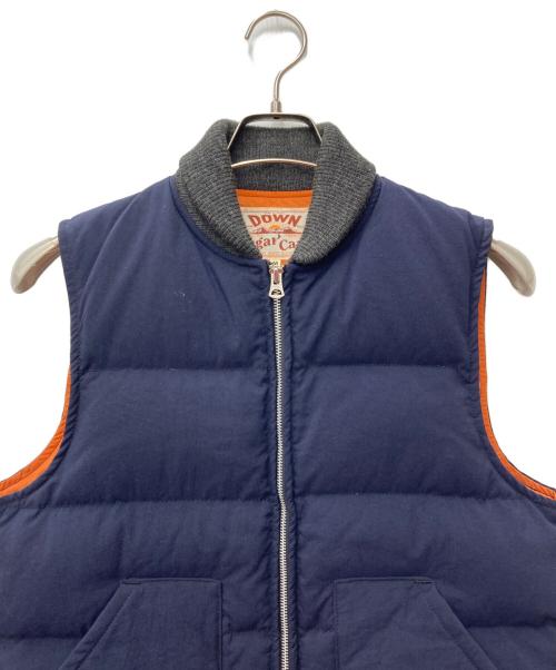 SUGAR CANE（シュガーケーン）SUGAR CANE (シュガーケーン) ダウンベスト ネイビー サイズ:Mの古着・服飾アイテム