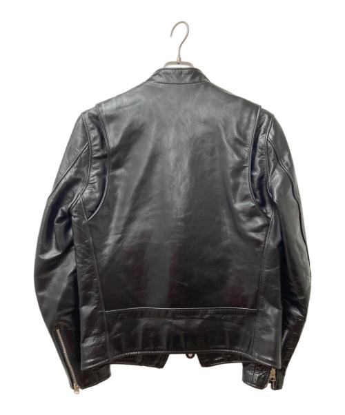 Schott（ショット）Schott (ショット) 641XXHホースハイドシングルライダースレザージャケット ブラック サイズ:34(S~M)の古着・服飾アイテム