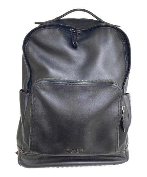COACH（コーチ）COACH (コーチ) グラハム オールレザーバックパック F37599 ブラックの古着・服飾アイテム