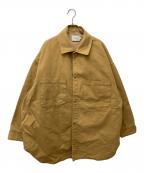 maison kitsuneメゾンキツネ）の古着「ダック地ワークジャケット JM02159WW0054」｜ベージュ