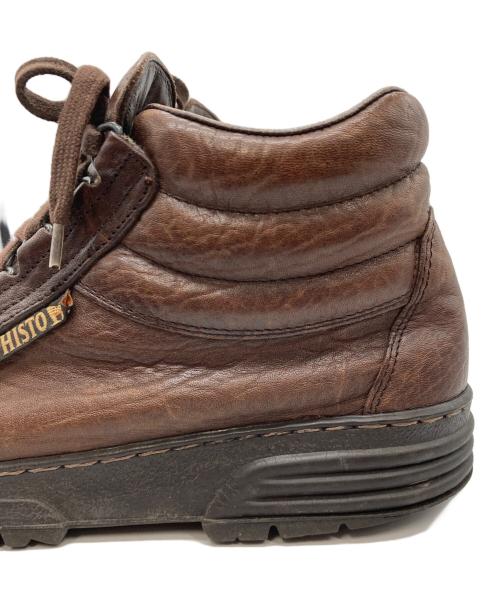 MEPHISTO（メフィスト）MEPHISTO (メフィスト) クルーザーハイキングブーツ ブラウン サイズ:23.5㎝（US6・EU 5 1/2)の古着・服飾アイテム