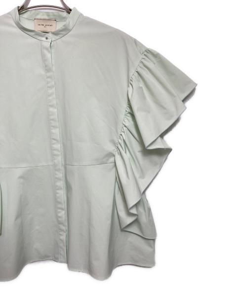 UNITED ARROWS（ユナイテッドアローズ）UNITED ARROWS (ユナイテッドアローズ) イージー フレアスリーブ ブラウス グリーン サイズ:表記なしの古着・服飾アイテム